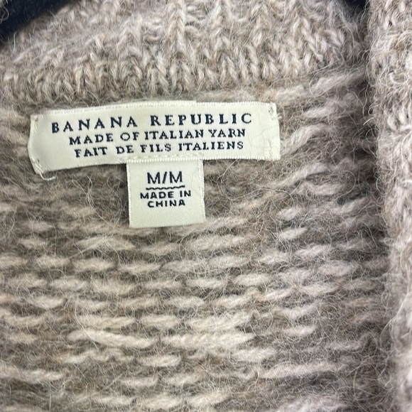 BANANA Republic alpaca wool blend double breasted cardigan - Picture 5 of 8